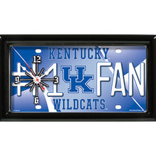 Load image into Gallery viewer, NCAA College Team Logo #1 Fan Licensed Plate Clock - Super Fan Cave