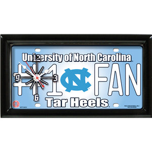 NCAA College Team Logo #1 Fan Licensed Plate Clock - Super Fan Cave