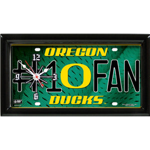 NCAA College Team Logo #1 Fan Licensed Plate Clock - Super Fan Cave