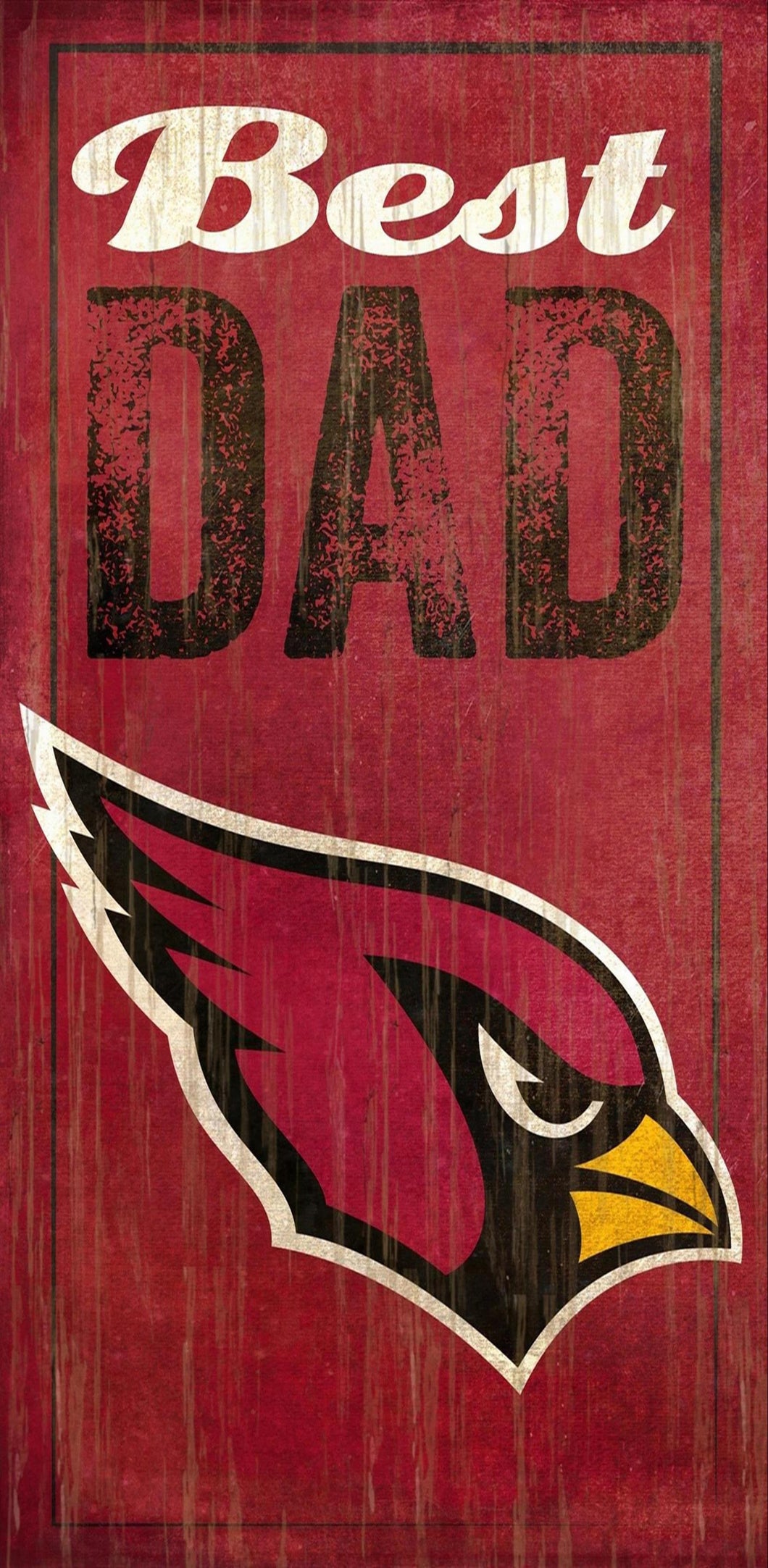 NFL Team Logo Wood Sign - Best Dad 6