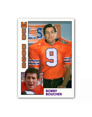 The Waterboy Bobby Boucher Football Card - Super Fan Cave