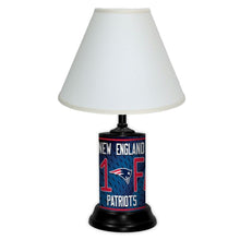 Load image into Gallery viewer, NFL Football #1 Fan Team Logo License Plate made Lamp with shade - Super Fan Cave